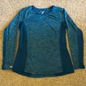 Danskin Teal Long Sleeve Performance Top